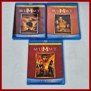 Mummy Trilogy Blu-ray Deluxe Edition Box Set‎ Returns Tomb Dragon Emperor